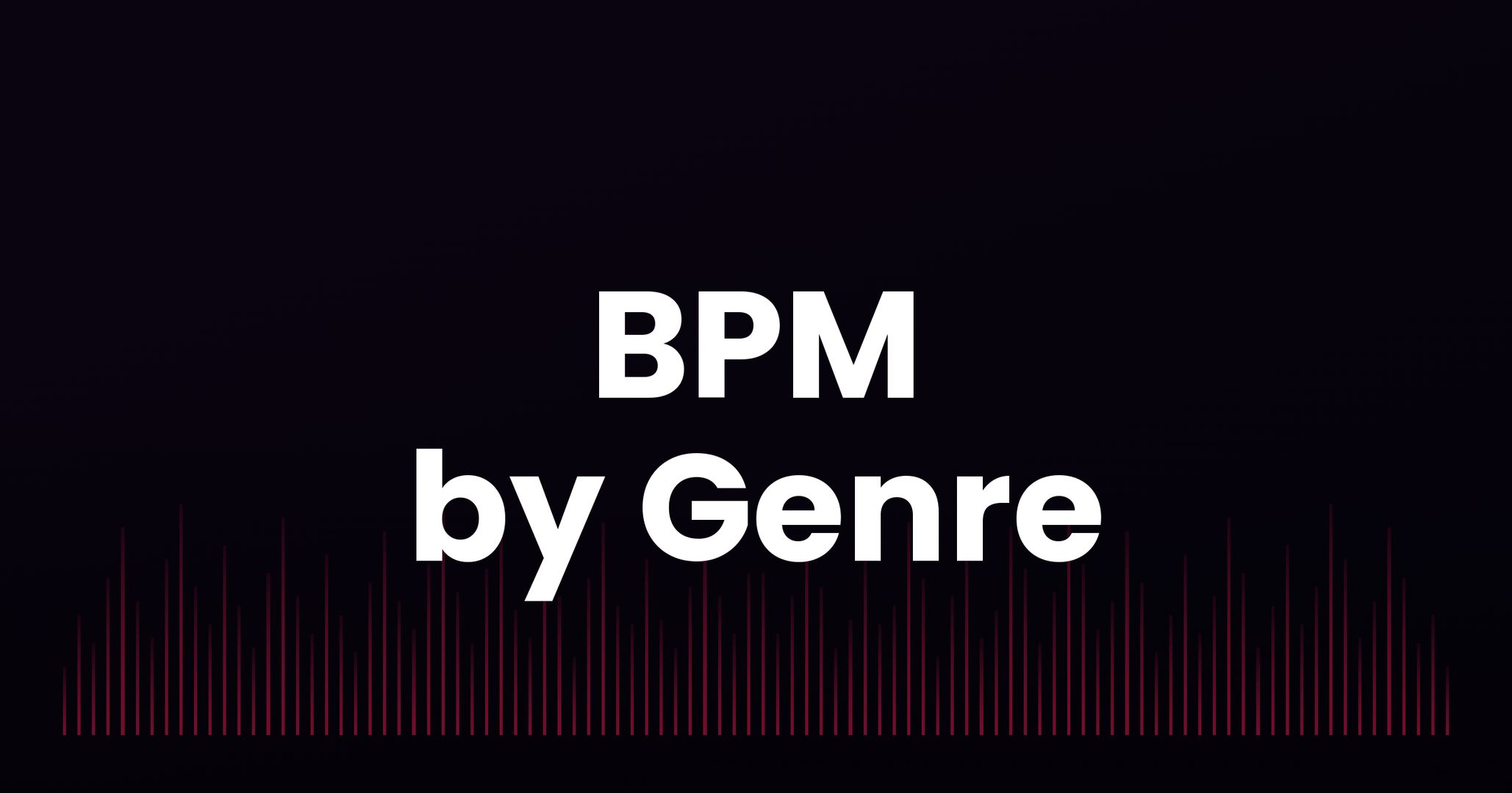 BPM by Genre: A DJ's Tempo Reference