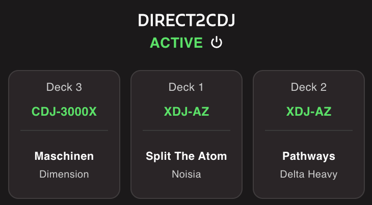 direct2cdj loaded