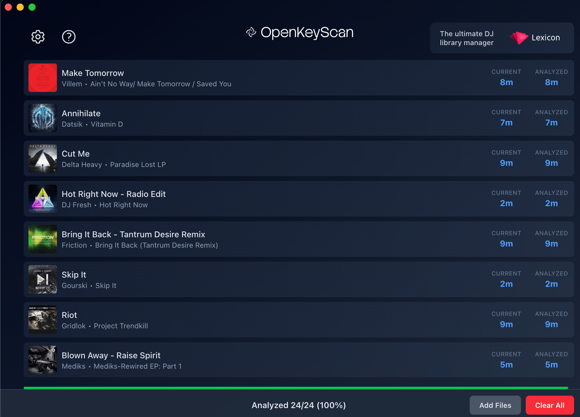 OpenKeyScan analyzed