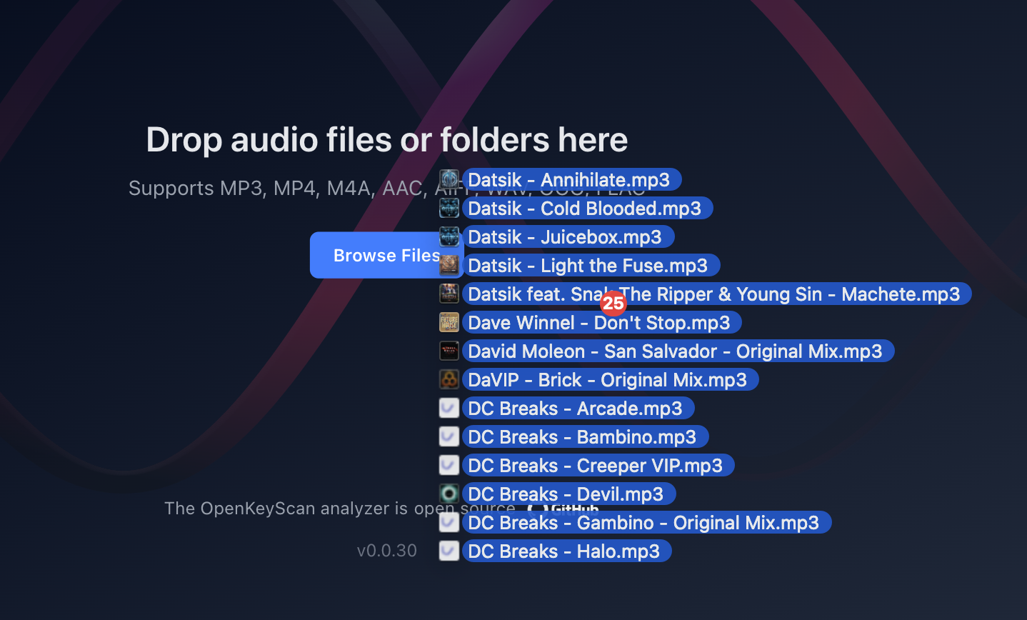 Drag and drop any track